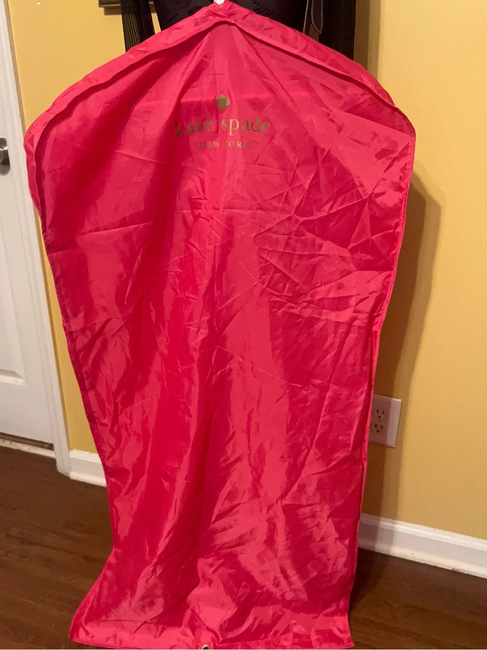 KATE SPADE PINK NYLON DOUBLE ZIP XL GARMENT BAG 48.5